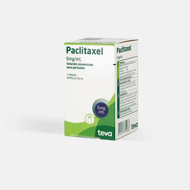 Paclitaxel 300 mg / 50 mL Solución Inyectable