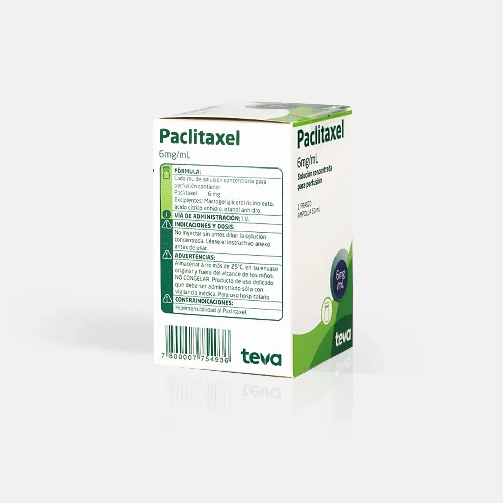 Paclitaxel 300 mg / 50 mL Solución Inyectable – vista 2
