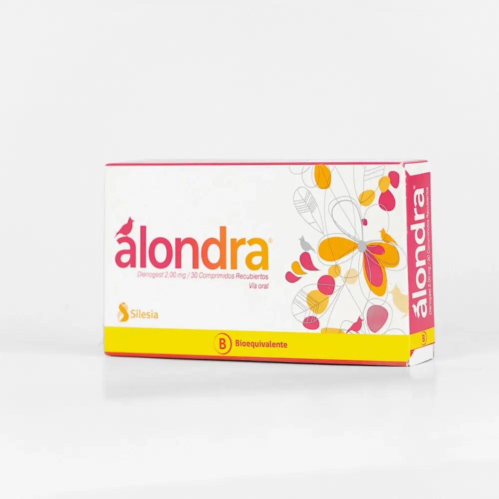 Alondra Dienogest 2 mg 30 comprimidos recubiertos – vista 1