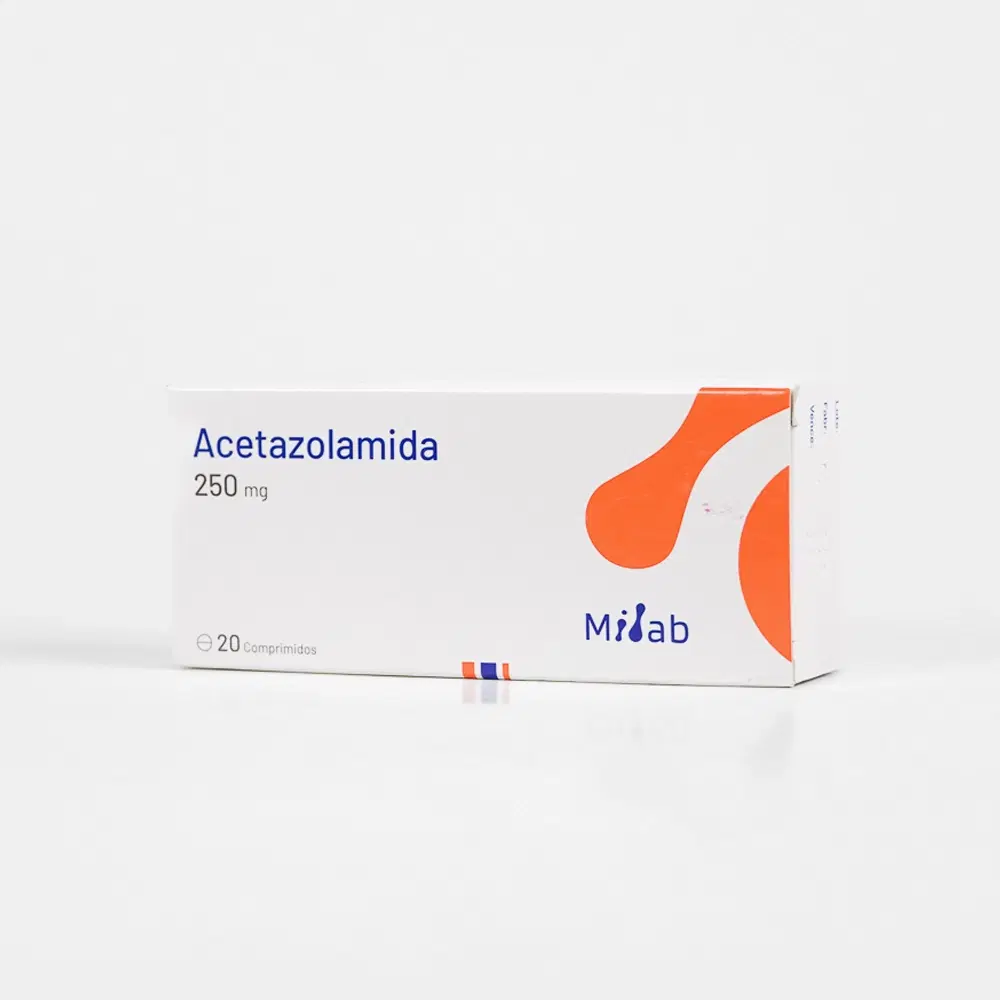 Acetazolamida 250mg 20 Comp. – vista 1