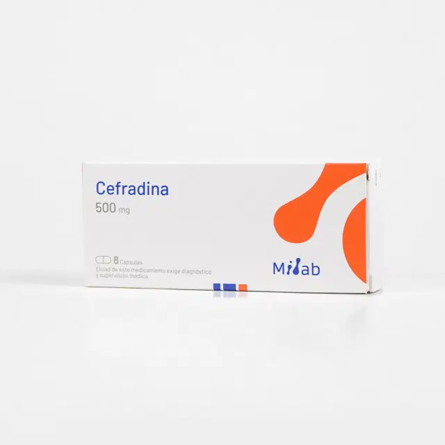 Cefradina 500mg 8 Cap.