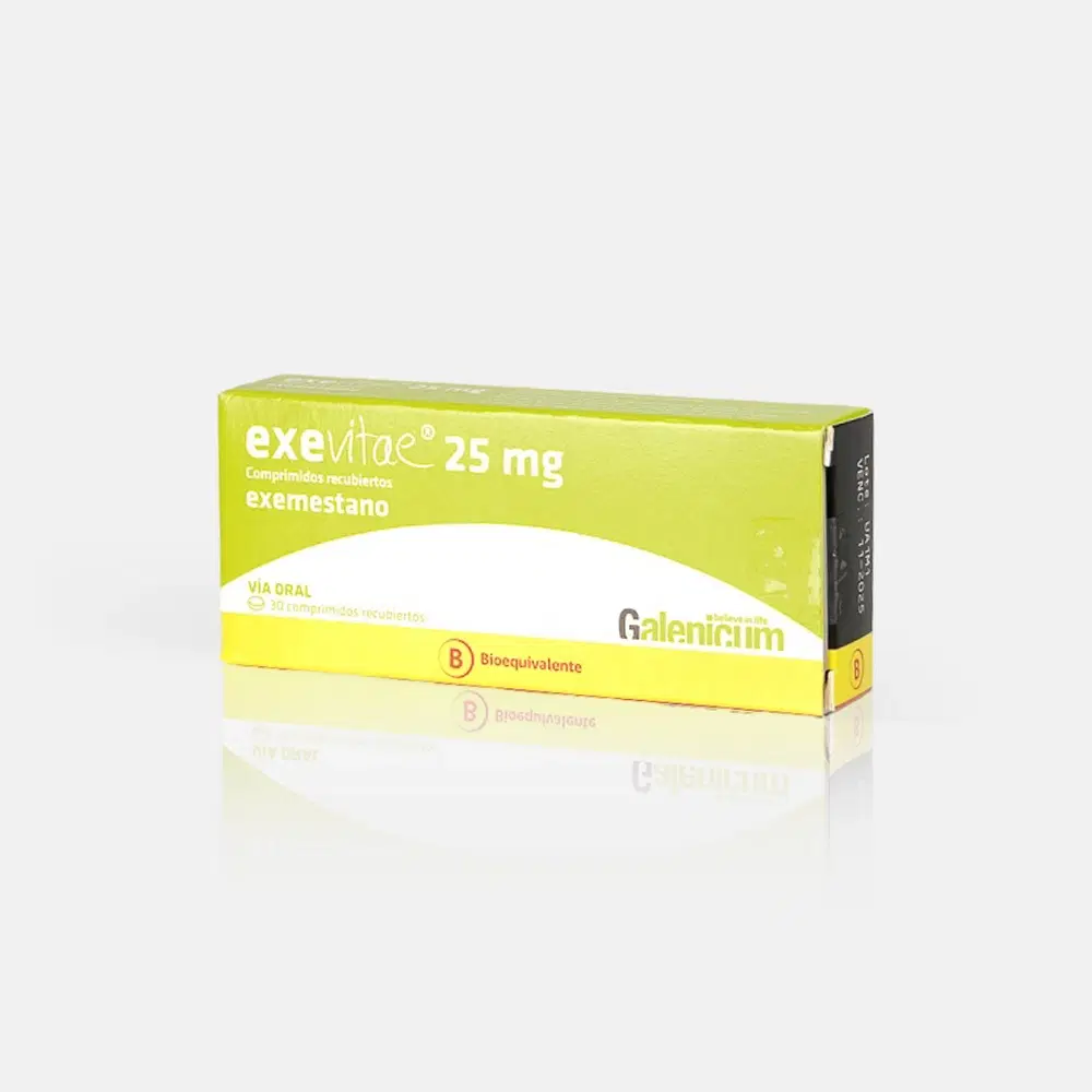 Exevitae Exemestano 25 mg 30 comprimidos recubiertos – vista 1