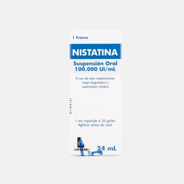 Nistatina 100000ui/ml 24 Fco.