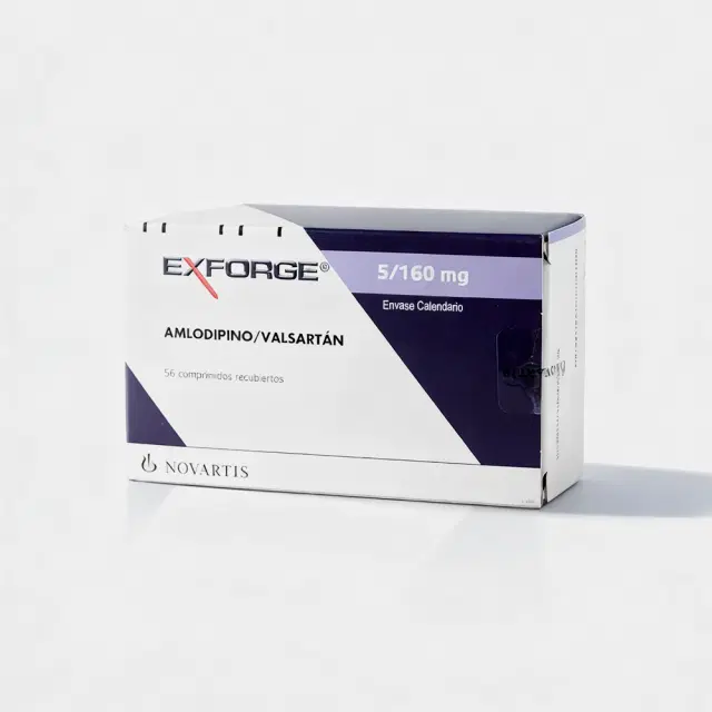 Exforge Amlodipino / Valsartán 5/160 mg 56 comprimidos recubiertos