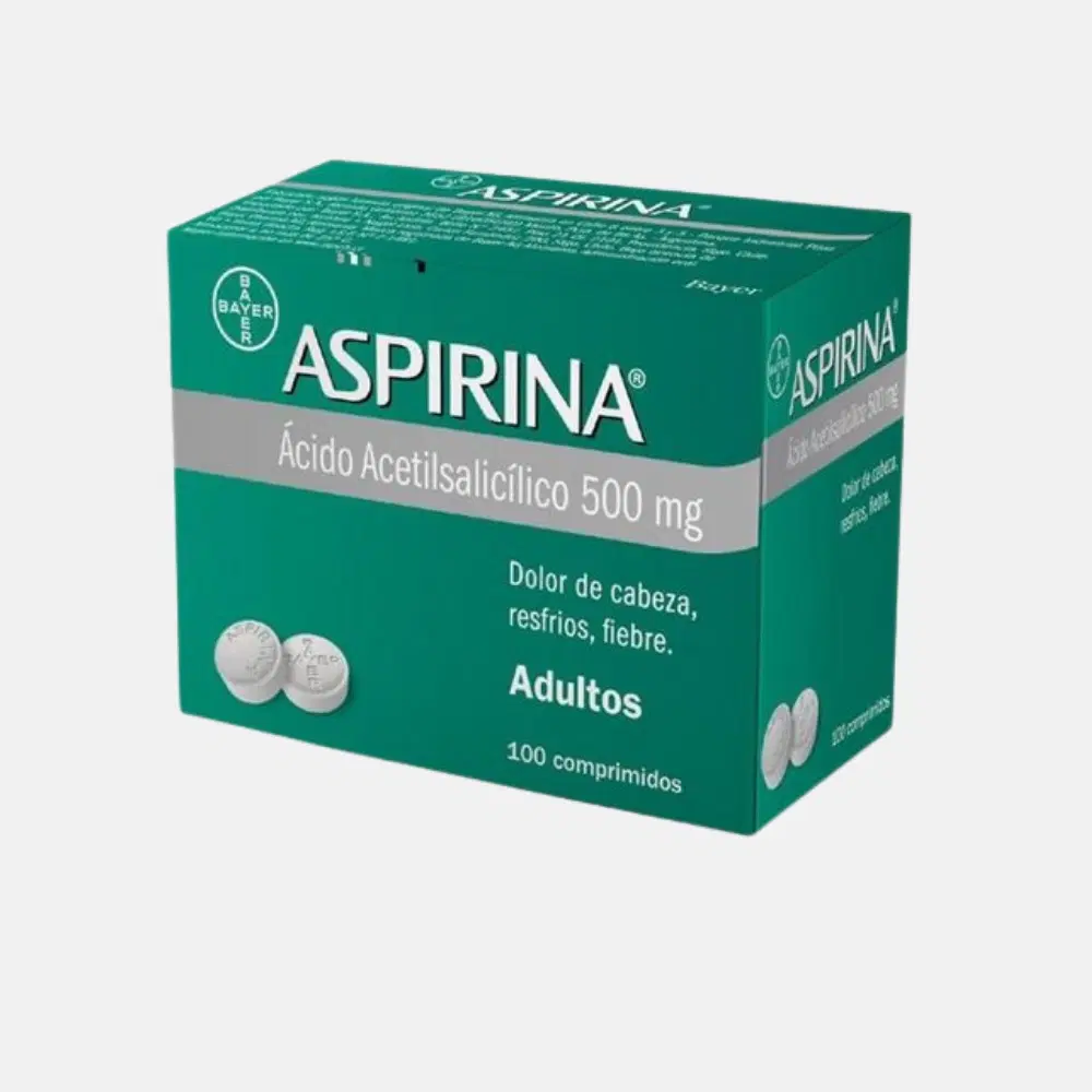 Aspirina Adulto 500mg 100 Comp.