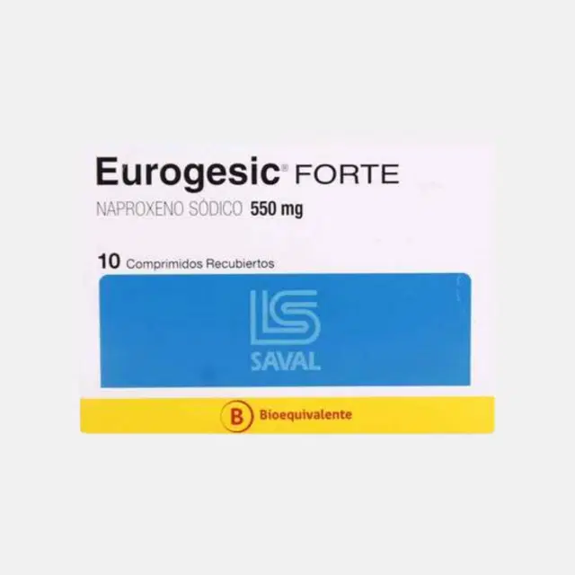 Eurogesic Forte 550mg 10 Comp.Rec.
