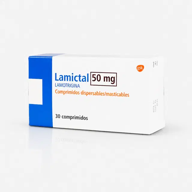 Lamictal Lamotrigina 50 mg 30 comprimidos masticables