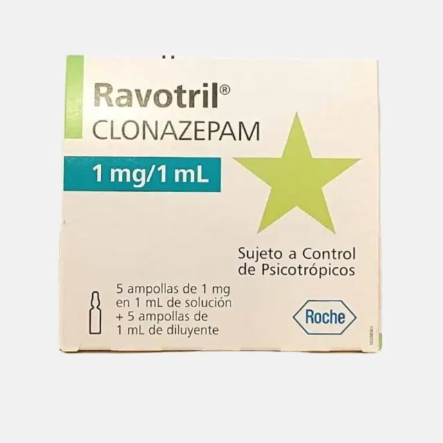 Ravotril 1mg/ml 5 Amp.