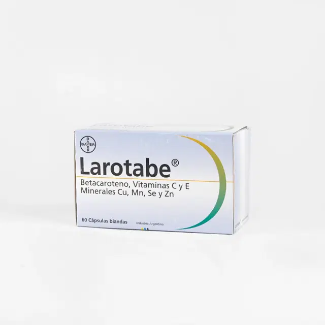 Larotabe 1mg/1,5mg/200mg 60 Cap.Bl.