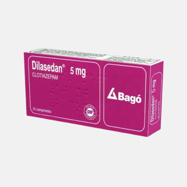 Dilasedan Clotiazepam 5 mg 30 comprimidos