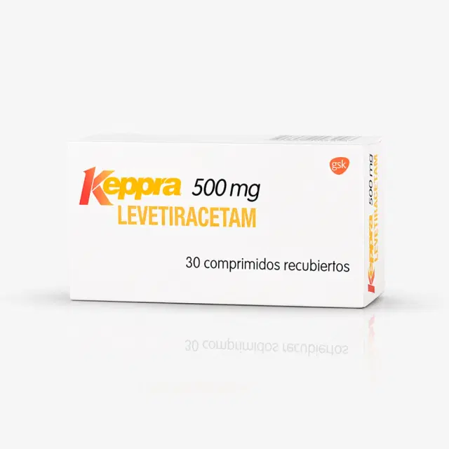 Keppra Levetiracetam 500 mg 30 comprimidos recubiertos