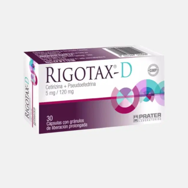 Rigotax D 120mg/5mg 30 Cap.Lp.