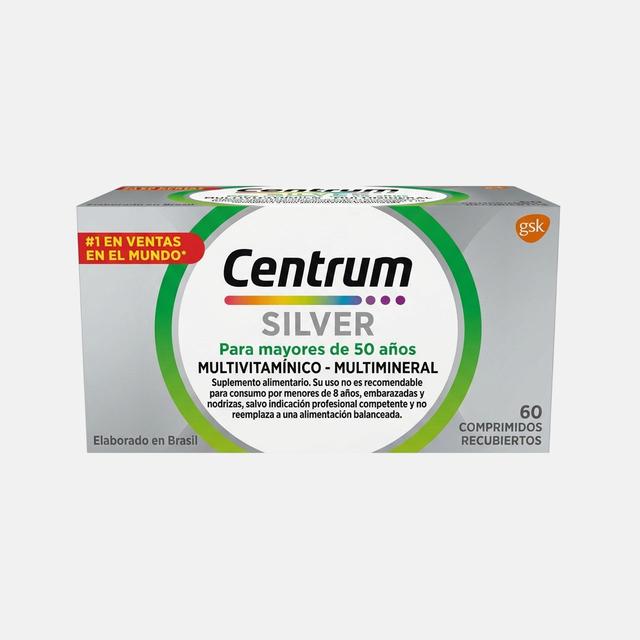 Centrum Silver Multivitaminico y Multimineral 30 comprimidos recubiertos