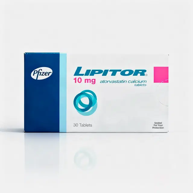 Lipitor Atorvastatina 10 mg 30 comprimidos recubiertos