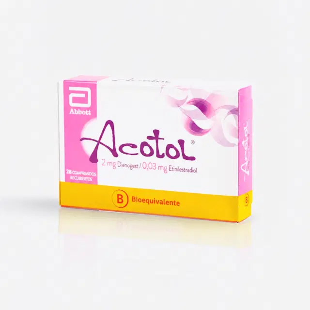 Acotol Dienogest / Etinilstradiol 2 mg/0,03 mg 28 comprimidos recubiertos